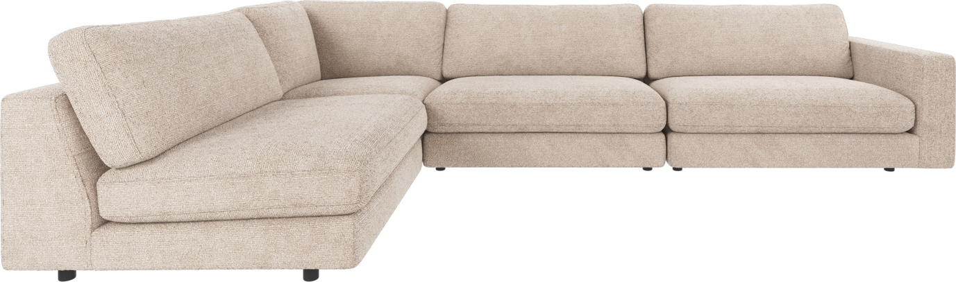 Hjørnesofa Rowico Duncan Modulopbygget Lysegrå Stof Robin 100 Polyester Bæredygtigt Fsc Mix Stel Med Koldskum Nozag Fjedre