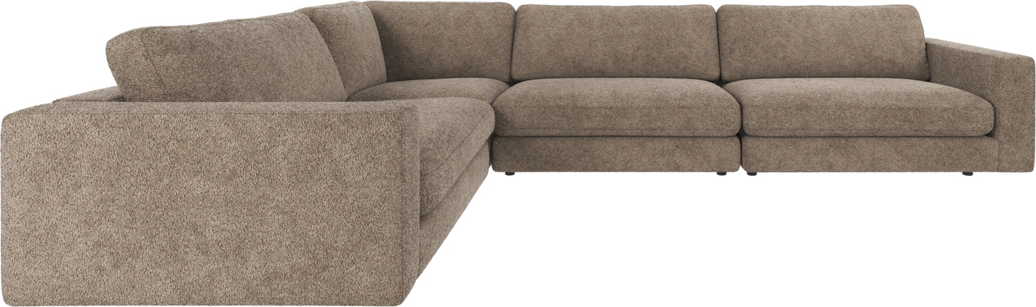 Hjørnesofa Rowico Duncan Modulopbygget Mørk Beige Slidstærkt Anna Stof 345