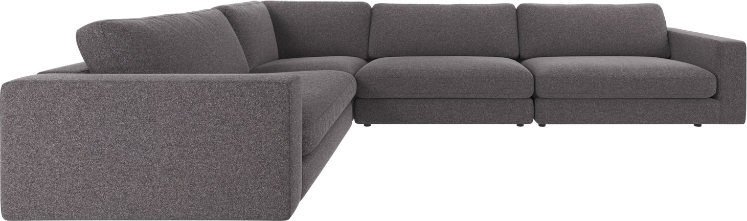 Hjørnesofa Rowico Duncan Modulopbygget Mørkegrå Brenda Polyester Fsc Mix