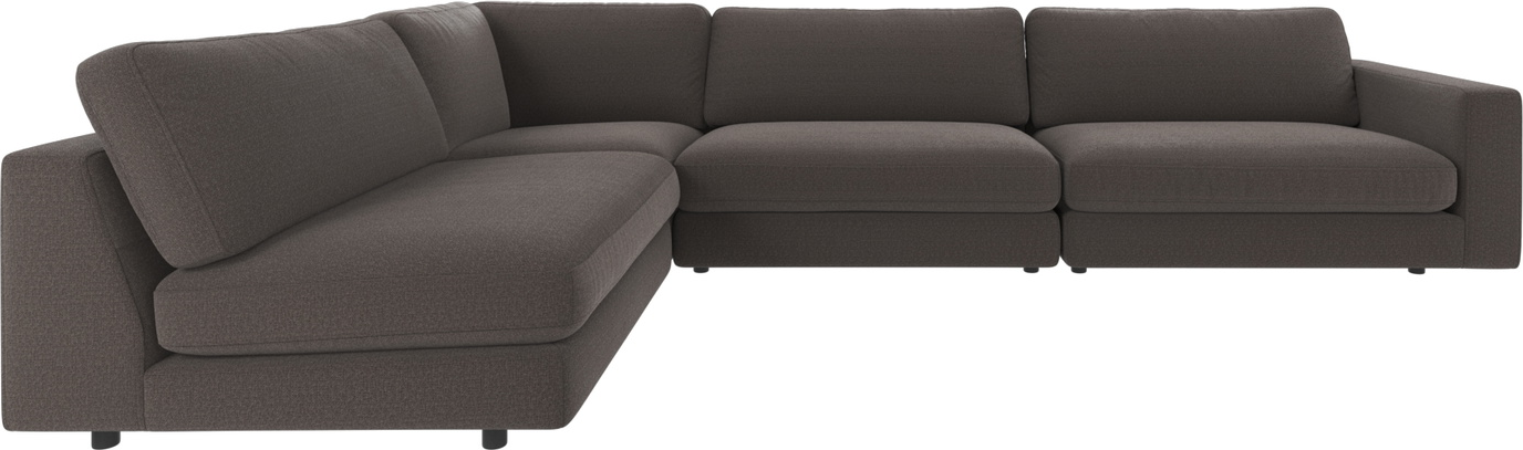 Hjørnesofa Rowico Duncan Modulopbygget Mørkegrå Rita Polyester 345216
