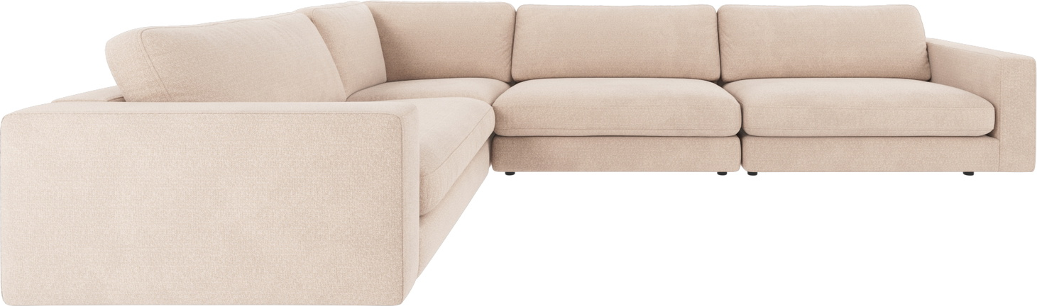 Hjørnesofa Rowico Duncan Modulopbygget Rita Lys Beige Melange Stof H78xb345xd233