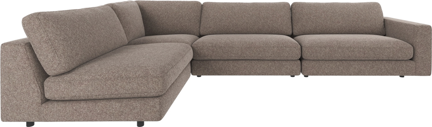 Hjørnesofa Rowico Duncan Modulsofa Mørk Beige Stof 345216 Fsc Certificeret Ramme