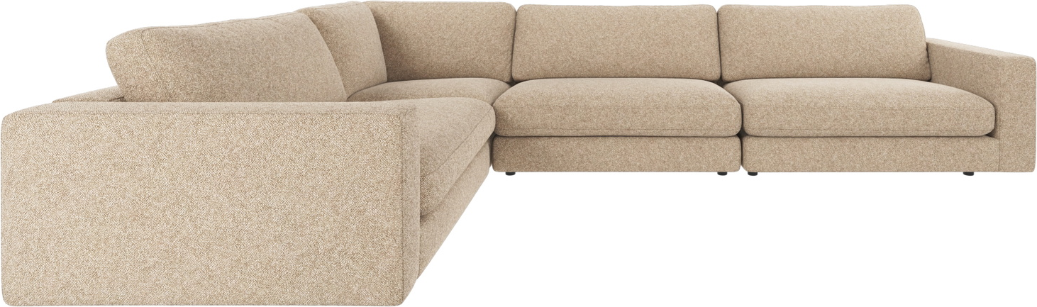 Hjørnesofa Rowico Duncan Modulsofa Pers Beige Bobby Stof 100 Polyester Fleksibel Opbygning