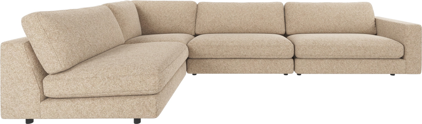 Hjørnesofa Rowico Duncan Nordisk Modulsofa Stof Bobby Beige 345216