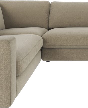 Hjørnesofa Rowico Duncan Rita Polyester Mørk Beige 78325230