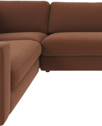 Hjørnesofa Rowico Duncan Rød Rita Stof Modulopbygget Design Med Høj Komfort