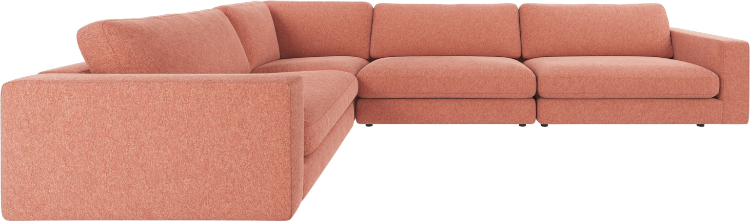 Hjørnesofa Rowico Duncan Stof Brenda Rød Modulsofa 345233