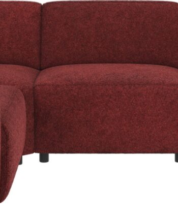 Hjørnesofa Rowico Willard Anna Polyester Rød 297219 Skandinavisk Design