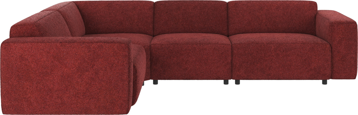 Hjørnesofa Rowico Willard Anna Polyester Rød 297219 Skandinavisk Design