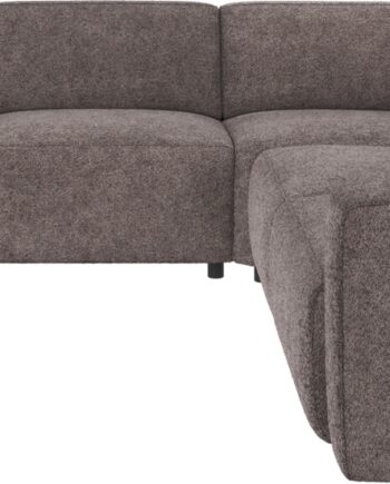 Hjørnesofa Rowico Willard Anna Stof Mørkegrå Modulopbygget Sofa 297x297x70