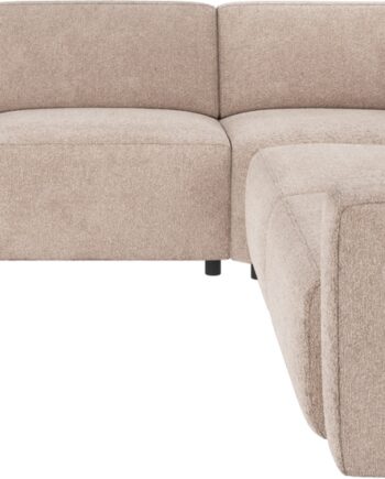 Hjørnesofa Rowico Willard Greg Stof Lysebeige Modulopbygget 297x297