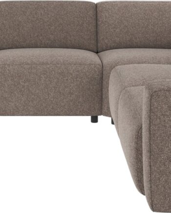Hjørnesofa Rowico Willard Modulær Mørk Beige Stof Bobby 297x297
