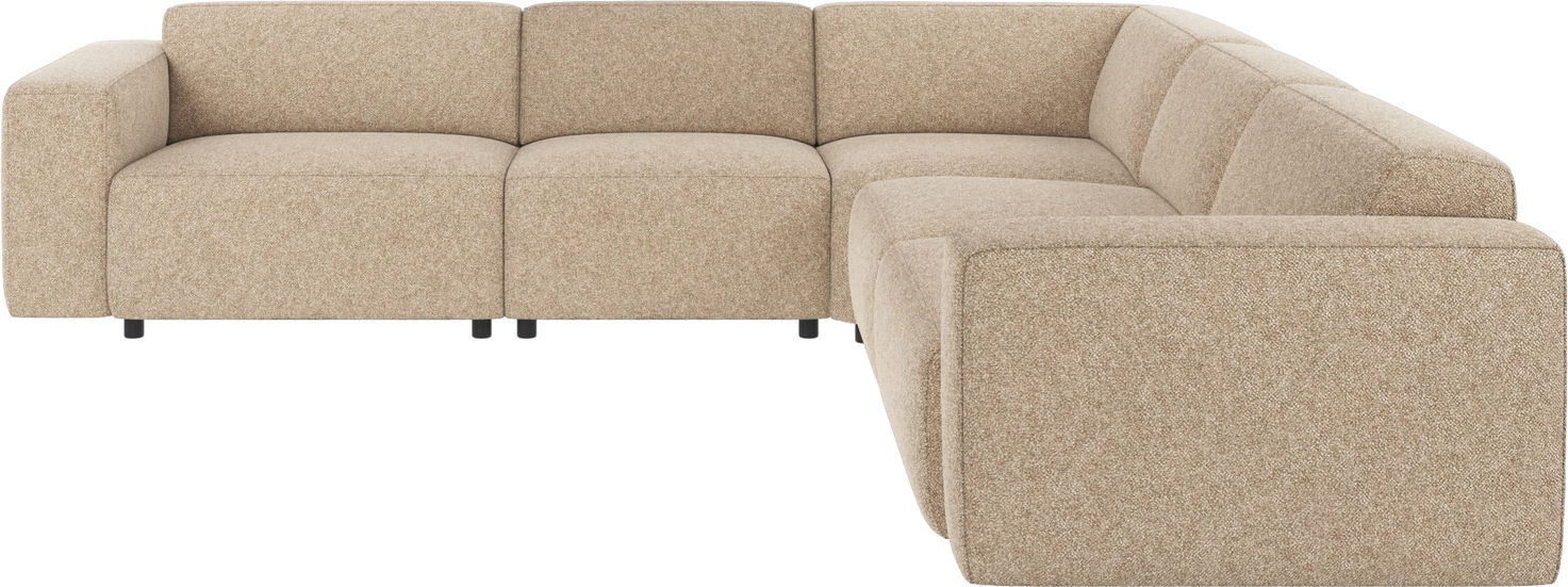 Hjørnesofa Rowico Willard Modulopbygget Beige Bobby Polyester Fleksibel Konfiguration Nordisk Minimalisme