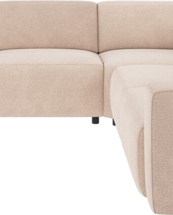 Hjørnesofa Rowico Willard Modulopbygget Skandinavisk Design Lysebeige Rita Polyester Slidstærk 100 000 Martindale Fsc Mix Stel 297297