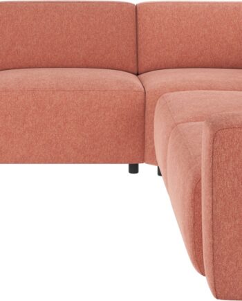 Hjørnesofa Rowico Willard Modulopbygget Sofa Rød Brenda Stof 297 297