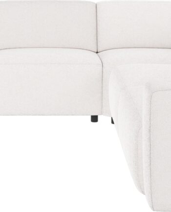 Hjørnesofa Rowico Willard Modulsofa Hvid Bobby Polyester Fsc Mix Træ 297x297x70