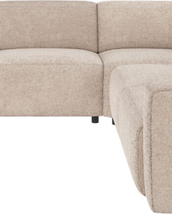 Hjørnesofa Rowico Willard Modulsofa Lysegrå Robin Stof Skandinavisk Design Slidstærk Med Koldskum
