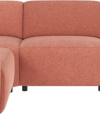 Hjørnesofa Rowico Willard Modulsofa Stofsofa Rød Brenda Polyester 297219