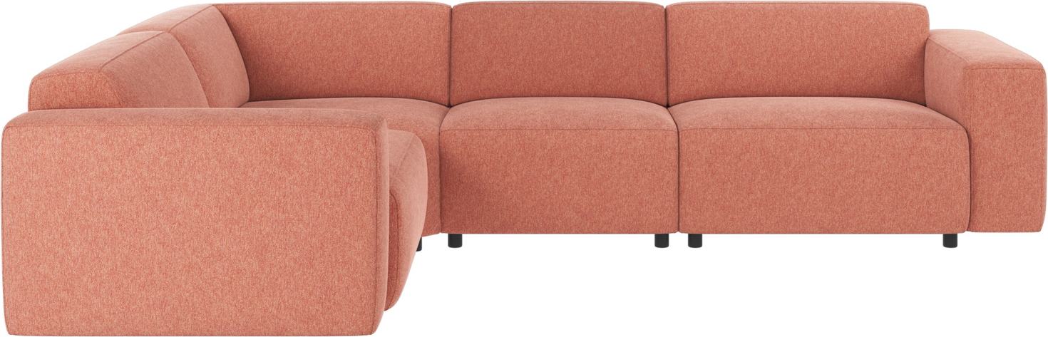 Hjørnesofa Rowico Willard Modulsofa Stofsofa Rød Brenda Polyester 297219