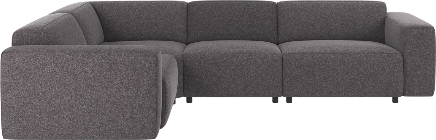 Hjørnesofa Rowico Willard Mørkegråt Brenda Stof Modulsofa Med Skandinavisk Minimalistisk Design