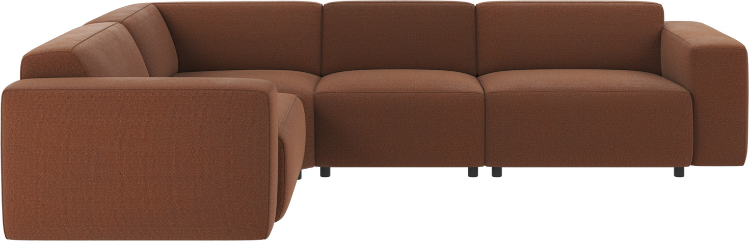 Hjørnesofa Rowico Willard Rita Rød Stof 297219 Modulopbygget Skandinavisk Design