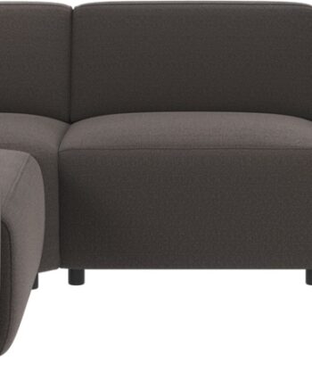 Hjørnesofa Rowico Willard Rita Stof Mørkegrå Modulopbygget 297x219