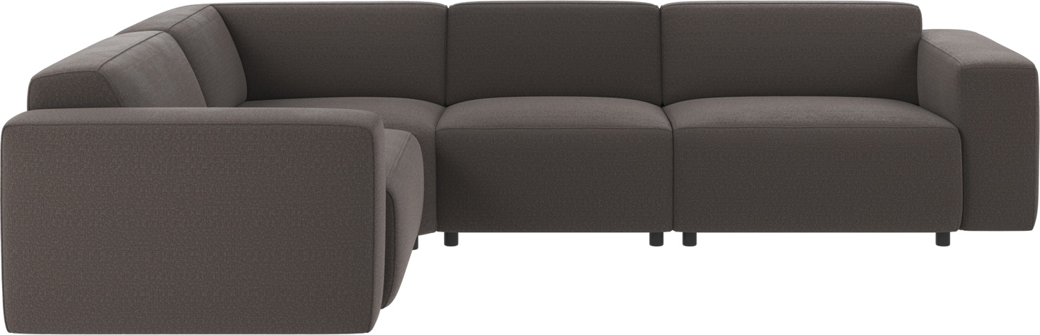 Hjørnesofa Rowico Willard Rita Stof Mørkegrå Modulopbygget 297x219