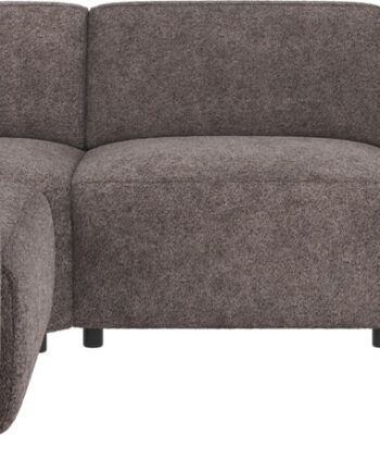 Hjørnesofa Sofa Rowico Willard Anna Mørkegrå Modulopbygget Stof 297x219