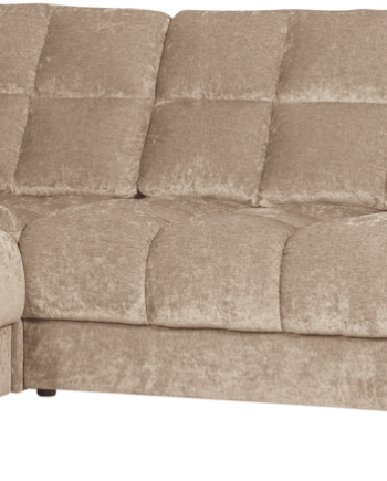Hjørnesofa Venstrevendt 316x212 Woood Second Date Nougat Polyesterstof