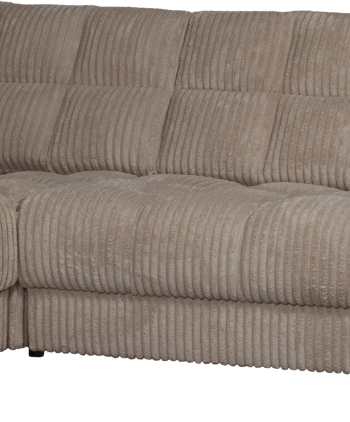 Hjørnesofa Venstrevendt Modulsofa Woood Second Date Mudder Fløjl 316x212