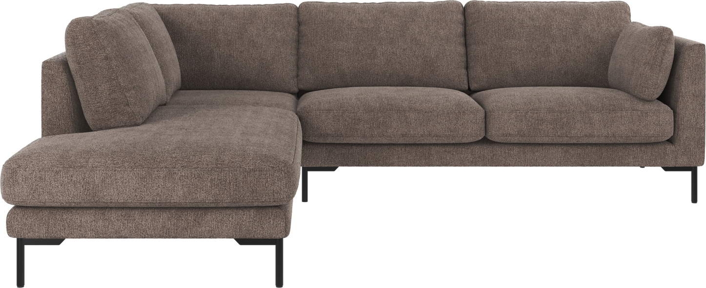 Hjørnesofa Venstrevendt Rowico Corwin Greg Mørk Beige H83b266d226