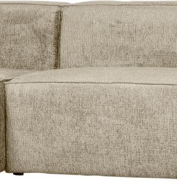 Hjørnesofa Venstrevendt Woood Bean Velour Creme H73175305
