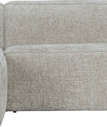 Hjørnesofa Venstrevendt Woood Exclusive Bean Natur Melange Polyesterstof 305x175 Luksus Sofa Med Skum   Fsc Ramme