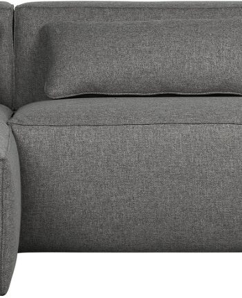 Hjørnesofa Venstrevendt Woood Exclusive Bean Stof Grå L305b175h73