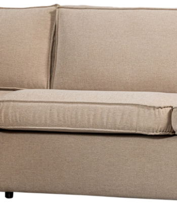 Hjørnesofa Venstrevendt Woood Freek 284x175 Varm Beige Polyester