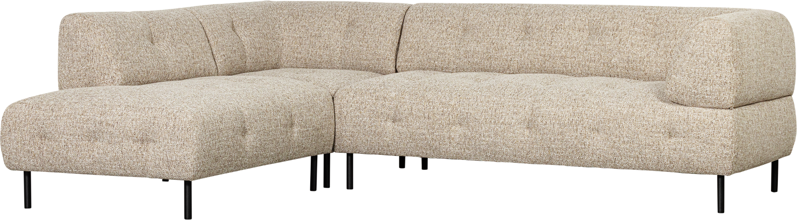 Hjørnesofa Venstrevendt Woood Lloyd Natur 205x267 Polyester