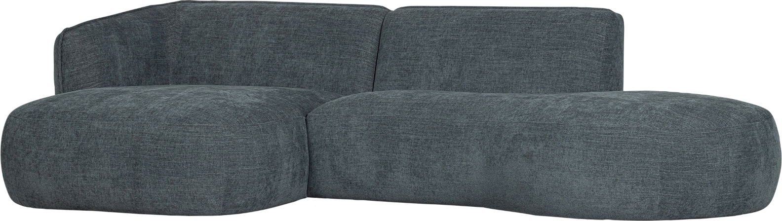 Hjørnesofa Venstrevendt Woood Polly Blå Grøn Polyester L278xd150
