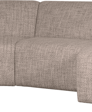 Hjørnesofa Woood Avelon Formet Modulsofa Brun Polyester 315205