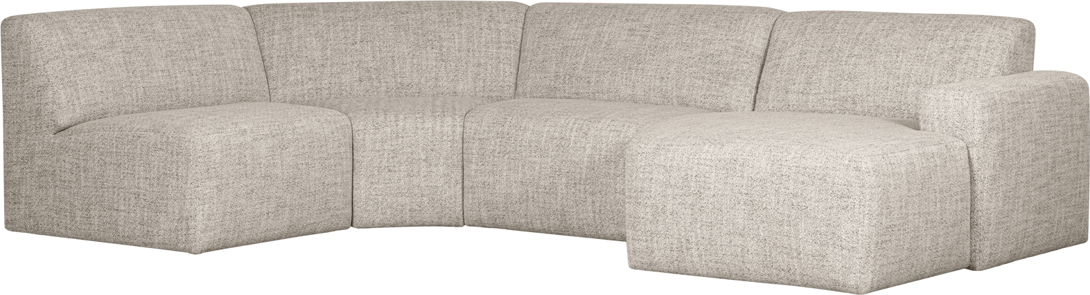 Hjørnesofa Woood Avelon Formet Natur Polyester 315x205