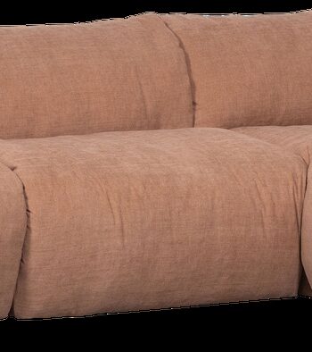 Hjørnesofa Woood Baggy Højre Old Pink Ocean Vævet Stof 100 Polyester 301x210 Modulopbygget