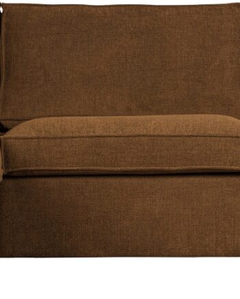Hjørnesofa Woood Freddie Venstrevendt Bronzeboucl Melange Stof 283x197