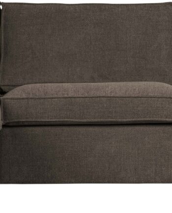 Hjørnesofa Woood Freddie Venstrevendt Mørkebrun Polyester Boucl 283x197