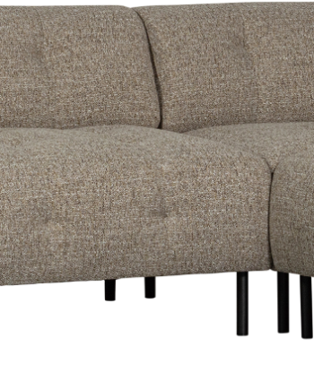 Hjørnesofa Woood Lloyd Højrevendt Brun Polyester 205x267x77