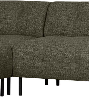 Hjørnesofa Woood Lloyd Venstrevendt Grøn Grovvævet Polyester B267xd205
