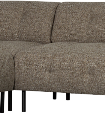 Hjørnesofa Woood Lloyd Venstrevendt Mørkebrun Polyester 267x205 91x77