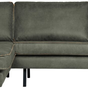 Hjørnesofa Woood Rodeo Venstrevendt 266x213 Loungesofa Army Læderlook Ecoleather