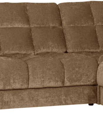 Hjørnesofa Woood Second Date Højrevendt Modulsofa Sand Polyesterstof