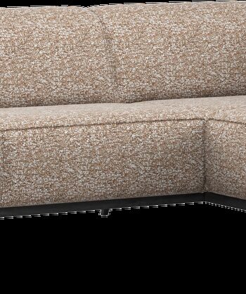 Hjørnesofa Woood Statement 274x210 Lysebrun Melange 100 Polyester Højrevendt