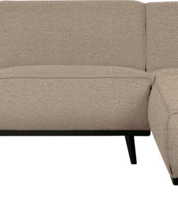 Hjørnesofa Woood Statement Beige Colmar Boucl Polyester 274x210 Højrevendt
