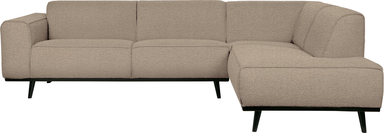 Hjørnesofa Woood Statement Beige Colmar Boucl Polyester 274x210 Højrevendt